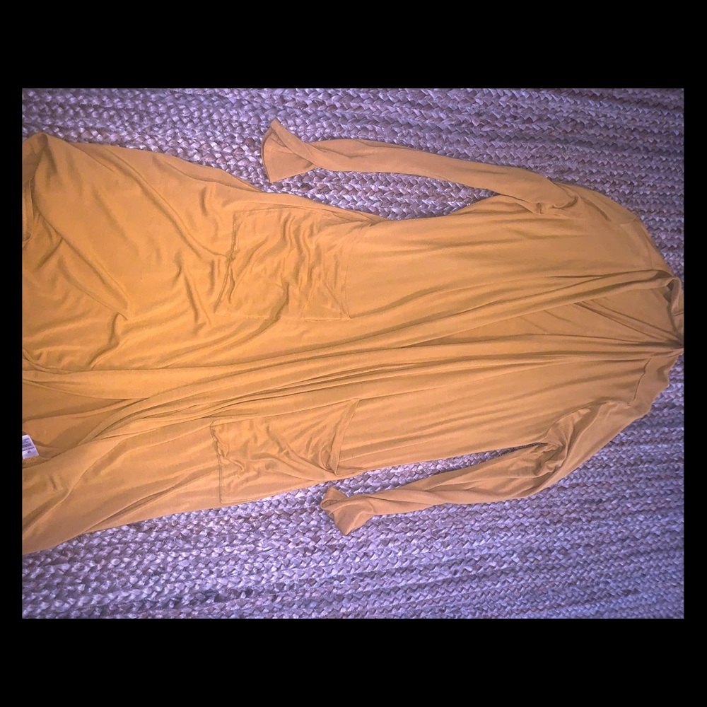 Mustard yellow cotton material